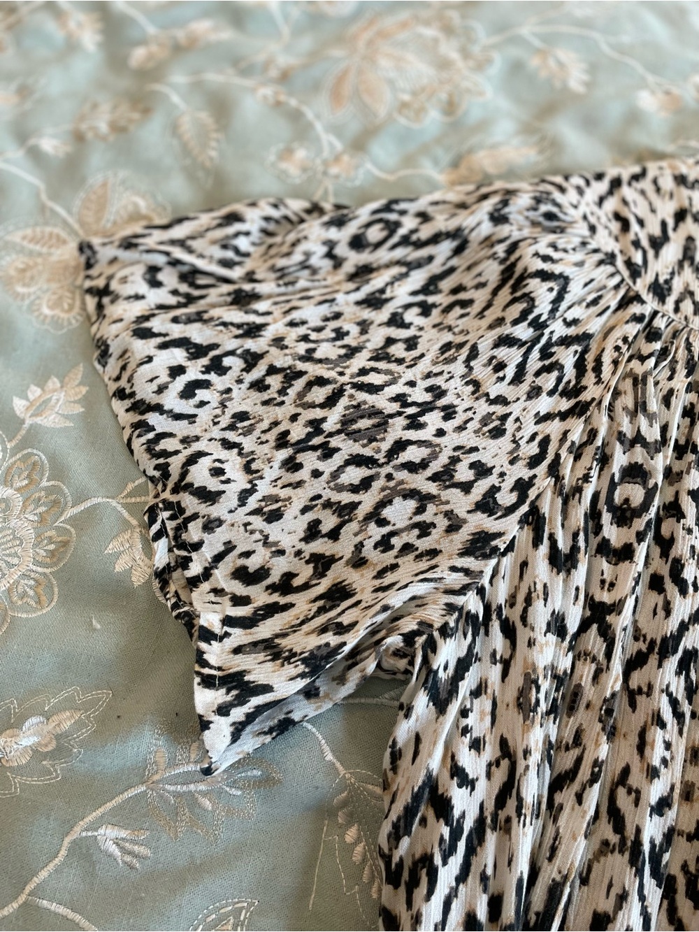 Ikat-Print Tassel Zippered Patio Dress in Black and Cream - Picture 11 of 11